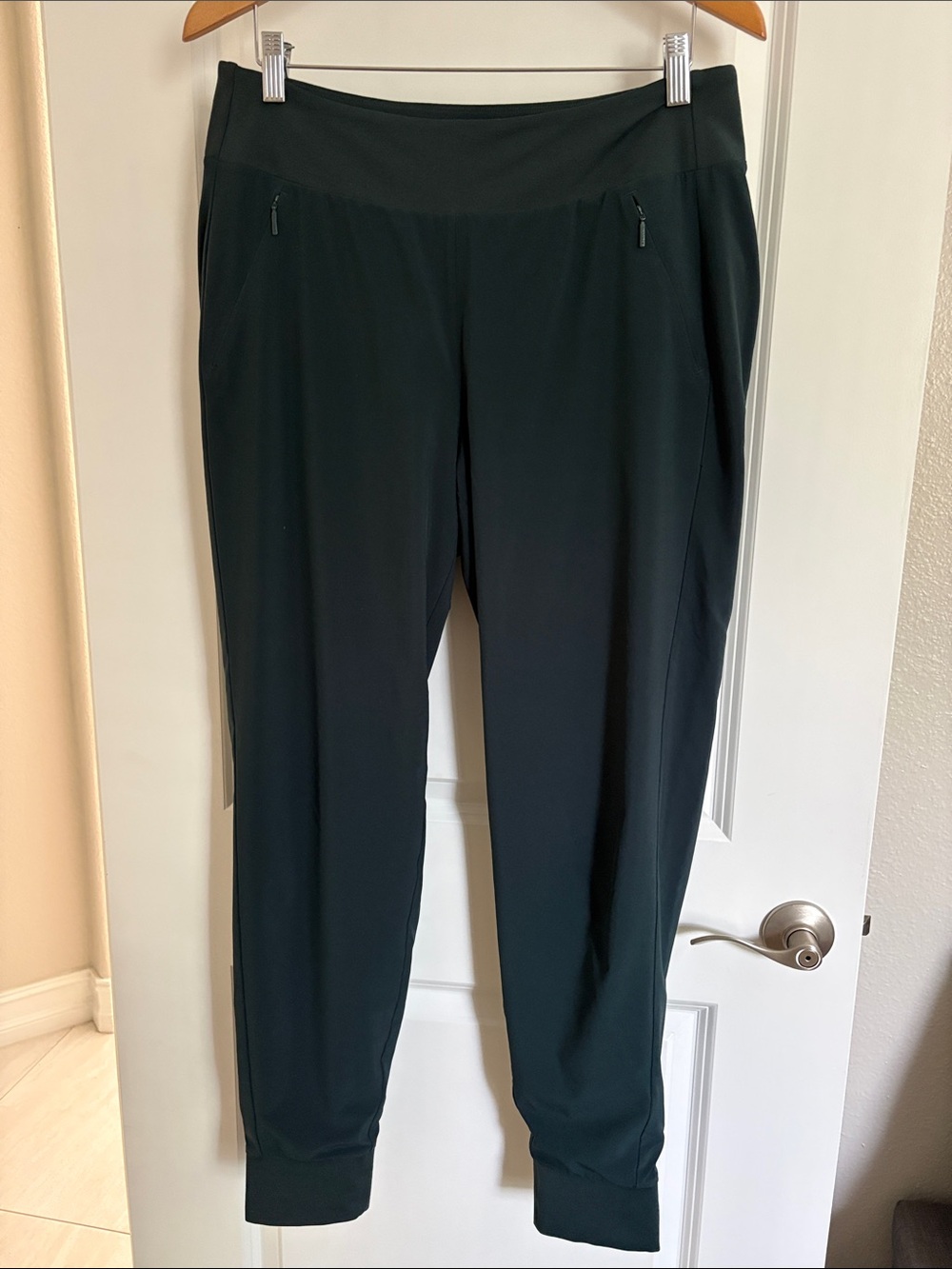 Athleta Soho Lined Joggers Olive Green Size 12T - Picture 2 of 13